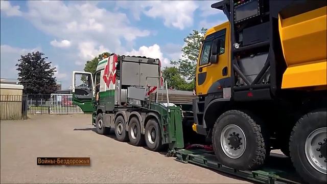 БОЛЬШОЙ САМОСВАЛ NETHERLAND GINAF HD 5395 TS - КОНСТРУКЦИЯ КАРЬЕРНОГО САМОСВАЛА смотреть онлайн