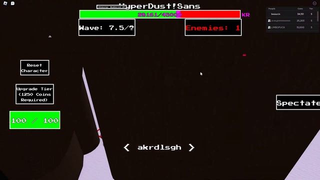 Roblox Undertale Soul OPs Boss Rush: Extended | Hyperdust beaten смотреть онлайн