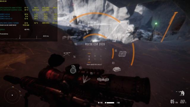 [Sniper Ghost Warrior Contracts]EVGA GeForce GTX 1080 Tİ FTW3 OC-İ7 8700K 4.9 Ghz 4K Performance смотреть онлайн