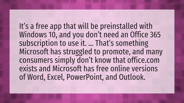 Does Windows 10 home include Word and Excel? смотреть онлайн
