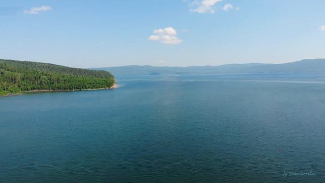 Ангара река на вертолёте или дроне. Ангара 4К.