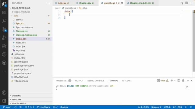Styling a Component | Solid JS tutorials | Part 13 смотреть онлайн