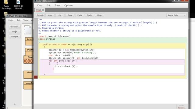 STRING FUNCTIONS IN JAVA ( PART I ) #icse #E-SHIKSHA #shardakarmakar смотреть онлайн