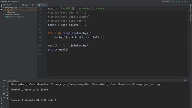 Уроки Python с нуля / #8 – Функции строк. Индексы и срезы смотреть онлайн
