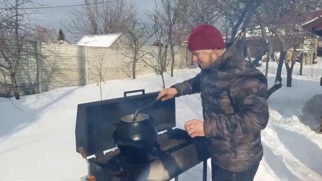 Тушеная картошка с мясом в афганском казане смотреть онлайн