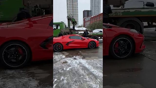 ✨Новый Chevrolet Corvette C8 STINGRAY Convertible отправляется к своему счастливому владельцу смотреть онлайн