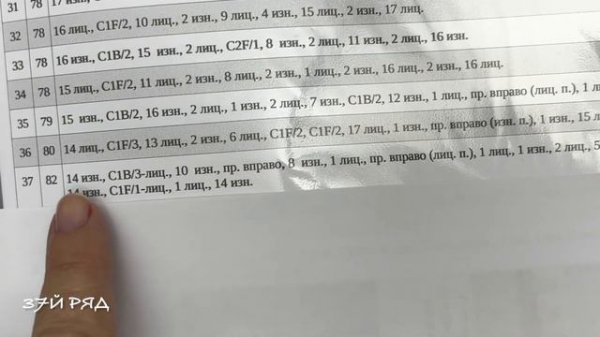 ТАХЕША. 2я Часть. Ряды 28 - 41