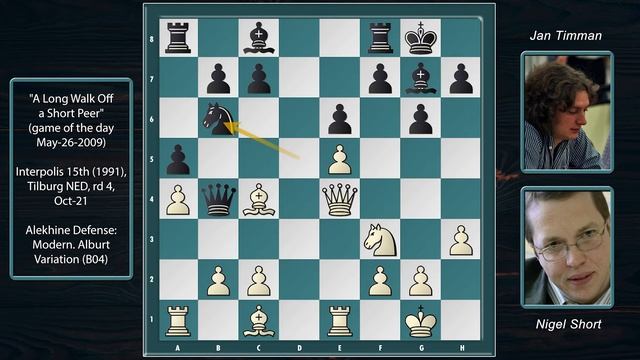Short vs Timman, 1991 || 100 Best Chess Games of the 20th Century смотреть онлайн