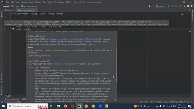 Part 1: Get Method in Playwright Python API смотреть онлайн