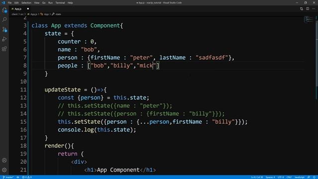 ReactJS : In Depth with State and SetState Class Based Components смотреть онлайн