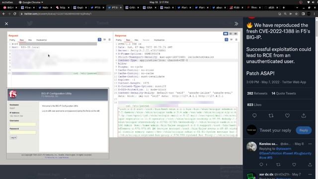 CVE-2022-1388 : Remote Code Execution Vulnerability Explained | F5 BIG-IP смотреть онлайн