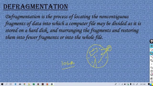 What is defragmentation ? How it is done ? In Hindi. смотреть онлайн
