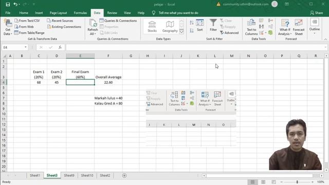 Jom Belajar Microsoft Excel - What If Analysis - Scenario Manager смотреть онлайн