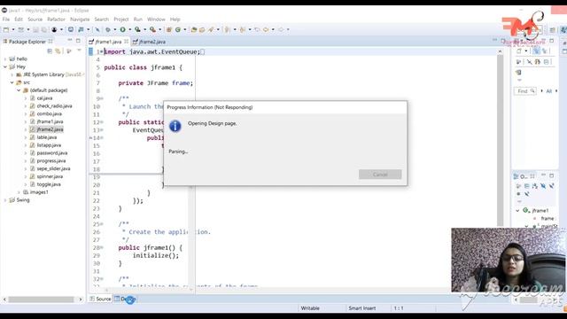 #14 How to link a JFrame to another JFrame | Java GUI | Hindi смотреть онлайн