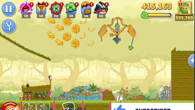 HOW TO GET 3 Stars for LEVEL 2 ANGRY BIRDS FRIENDS TOURNAMENT 1361 without POWER ( NO POWER-UP ) смотреть онлайн
