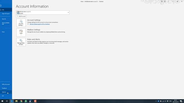 How to disable an email account in Outlook смотреть онлайн