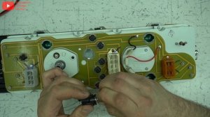 ваз 2107 замена лампочек в щитке приборов, (пропайка - ремонт панели)