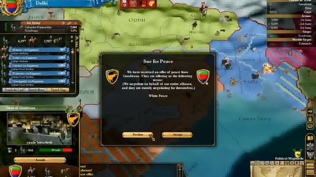 Let's Play Europa Universalis III: Heir to the Throne - Delhi Part 6! смотреть онлайн