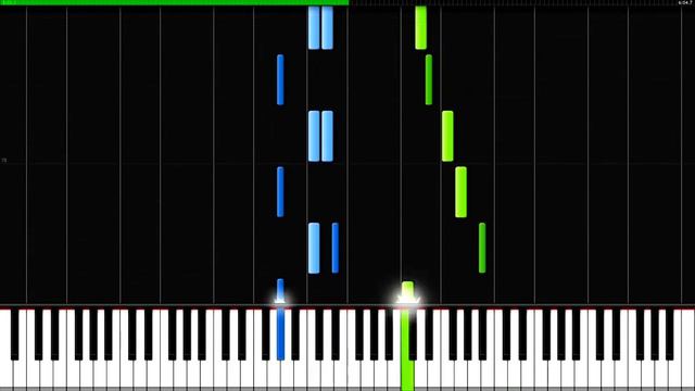 Undertale Main Theme PIANO TUTORIAL Cover (Synthesia) смотреть онлайн