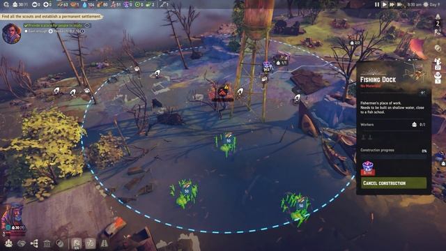 FLOODLAND! New BRUTAL City Builder Let's Play [HARD] смотреть онлайн