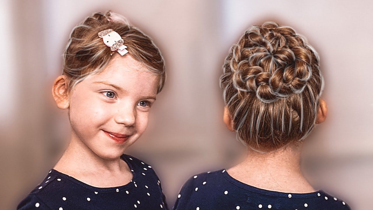 КРАСИВЫЙ ПУЧОК С ПЛЕТЕНИЕМ ЗА 5 МИН. ПРОСТАЯ И БЫСТРАЯ ПРИЧЕСКА НА КАЖДЫЙ ДЕНЬ ПОШАГОВО. BEAUTYMAKER смотреть онлайн