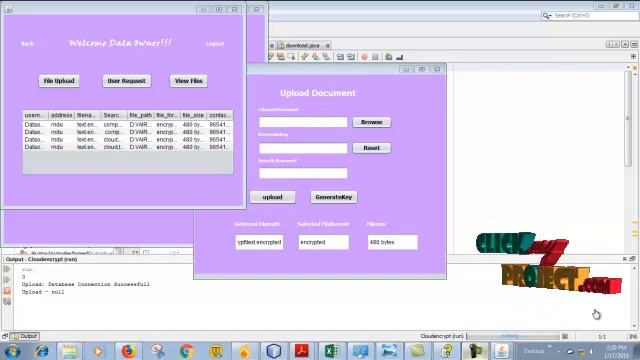 JAVA Cloud Computing Projects - Intelligent Processing of Encrypted Data in Cloud - ClickMyProject смотреть онлайн
