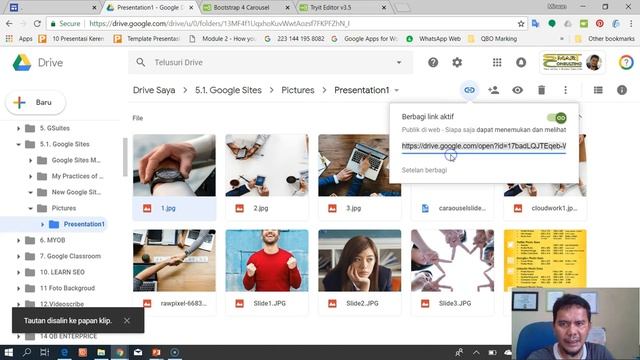 Membuat Slideshow di New Google Site dengan Bootstrap Caroesel смотреть онлайн