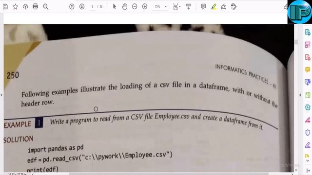 Import/Export Data Between CSV Files & Pandas | Part-2 | Unit-1 | Class 12 | Session 2020-21 смотреть онлайн