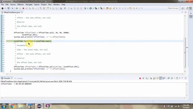 How to use of methods of OffsetTime Class? | Java 8 Date and Time смотреть онлайн