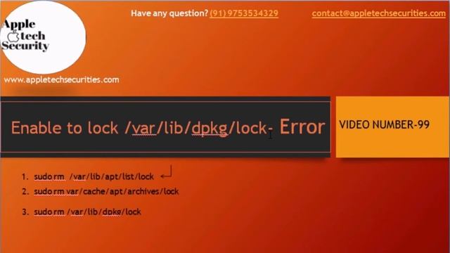 Enable to Locate Lock Error in Kali Linux | |Cyber Security Career Path | kali Linux course in Hind смотреть онлайн