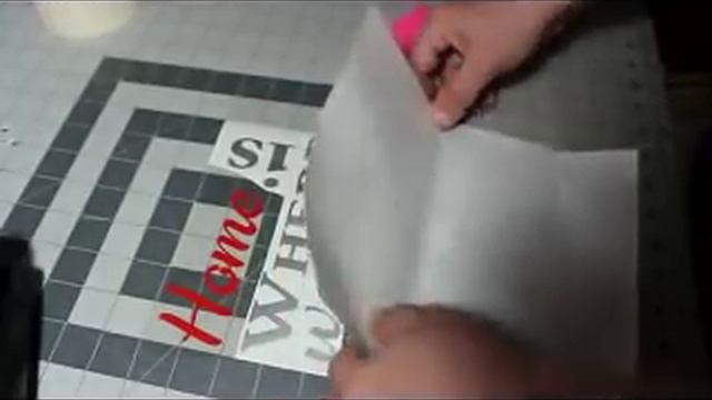 Assembling Vinyl decals Oracal 651 transfer tape Brother ScanNCut Jen Blausey смотреть онлайн