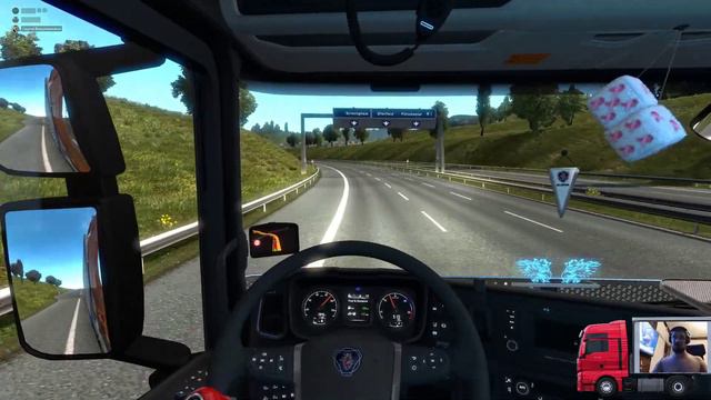 Euro Truck Simulator 2 (TruckersMP) Создал новый профиль и компанию смотреть онлайн