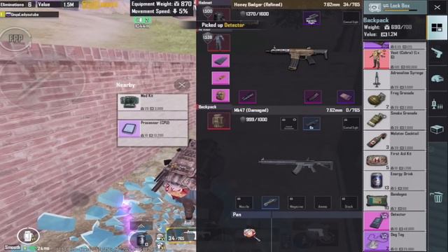 I DROPPED A YELLOW MK14 FROM A MAN - LEGEND GAMEPLAY - PUBG METRO ROYALE смотреть онлайн