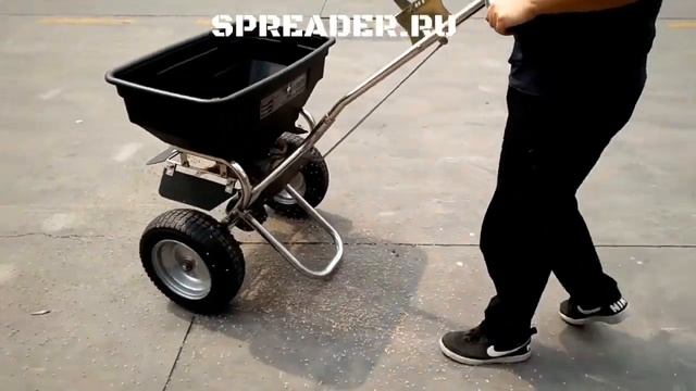 Сеялка - разбрасыватель для газона, удобрений, семян SPREADER.ru смотреть онлайн
