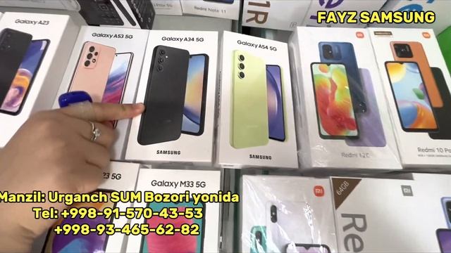 Redmi, Samsung, Infinix Telefon Narxlari / Файз Самсунг Телефон нархлари