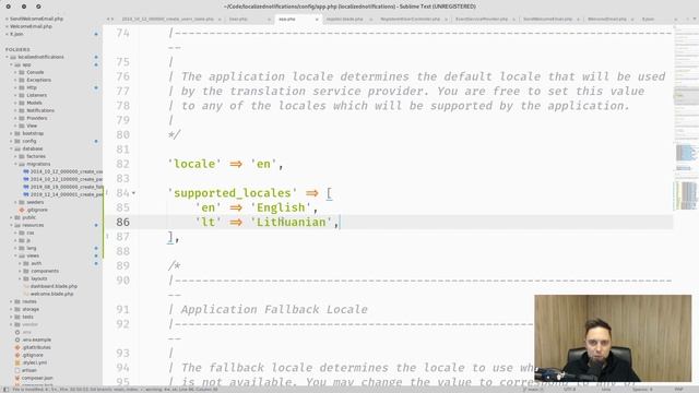 Laravel: User Locale - Send Emails in THEIR Language смотреть онлайн