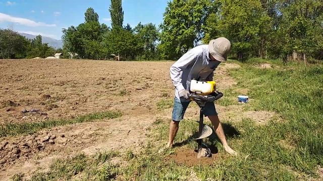 Мотобур HUTER GGD-52 смотреть онлайн