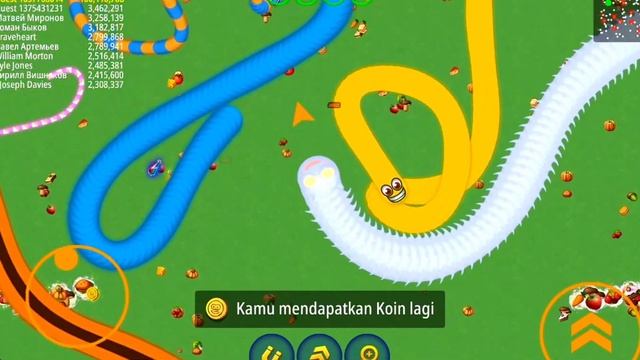 WORMS ZONE IO MAGIC GAMEPLAY ? Biggest Snake #482 | Snake Games смотреть онлайн