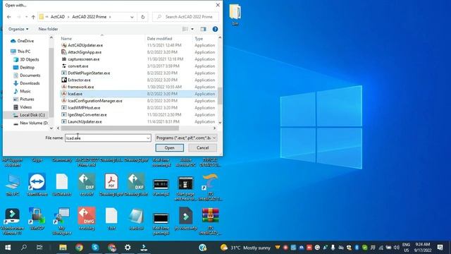 How to set ActCAD as Default for open drawing files смотреть онлайн