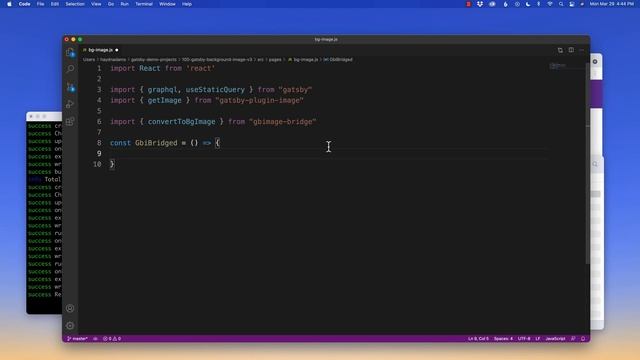 How to use Gatsby Background Image with Gatsby v3 (feat. gbimage-bridge) смотреть онлайн