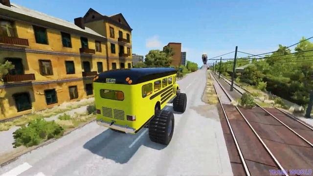 Escape From The Shy Guy (SCP-096) | Monster School Bus VS Giant Bulge | Horror Beamng Drive смотреть онлайн