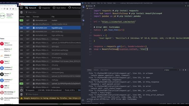 Bypass 403 Forbidden Error When Web Scraping in Python смотреть онлайн