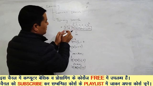 Linear Search | Binary Search | Program Algorithm in C | C++ | Java | With Code | Full Program смотреть онлайн