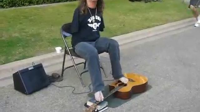 Metallica - Fade to Black played with feet.flv смотреть онлайн