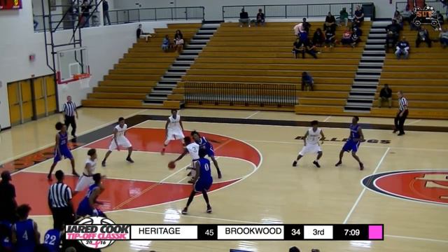 2016 Jared Cook Classic: Brookwood HS vs. Heritage HS смотреть онлайн