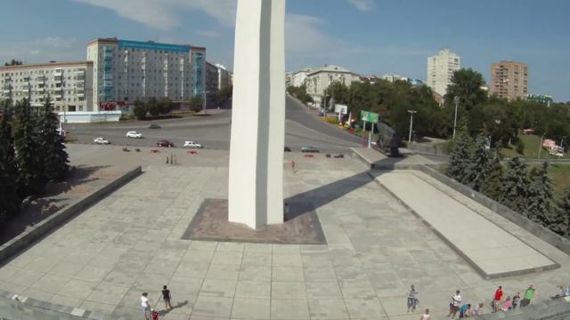 Виды города Ульяновска с птичьего полёта 2012 смотреть онлайн