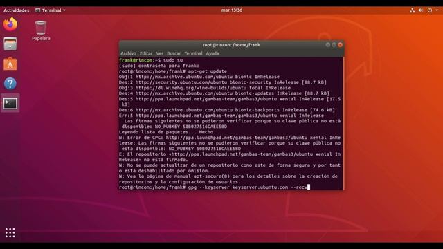 Error al actualizar repositorio | NO_PUBKEY | Ubuntu y derivados смотреть онлайн