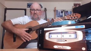 Open G tuning with Pano Tuner