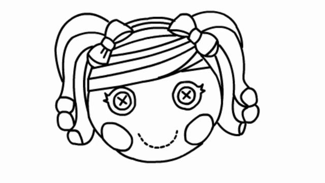 Drawing for little ones Lalaloopsy/Рисование для малышей кукла Лалалупси смотреть онлайн