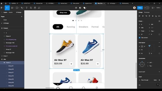 Scrolling carousel animation in Figma (2023) смотреть онлайн